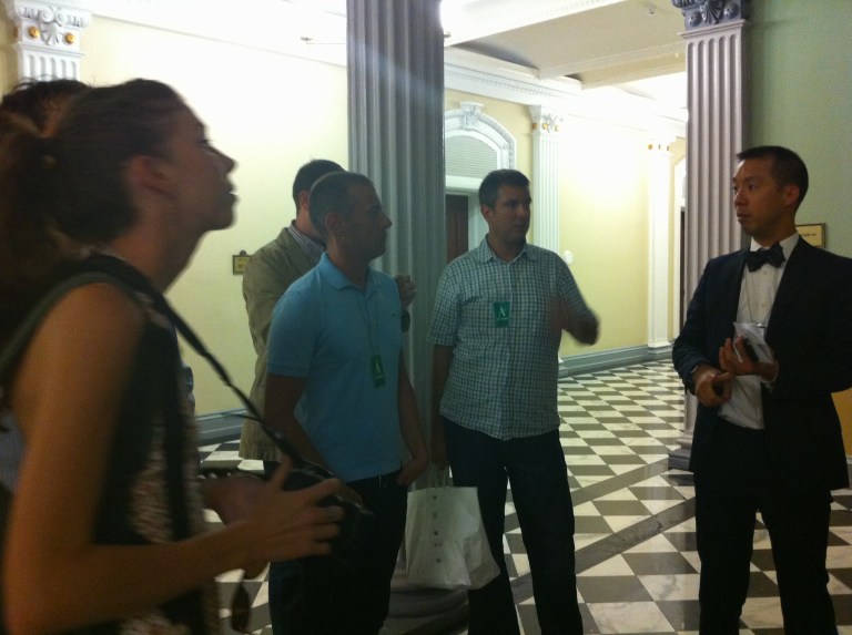 Thievery/ESL crew at The White House